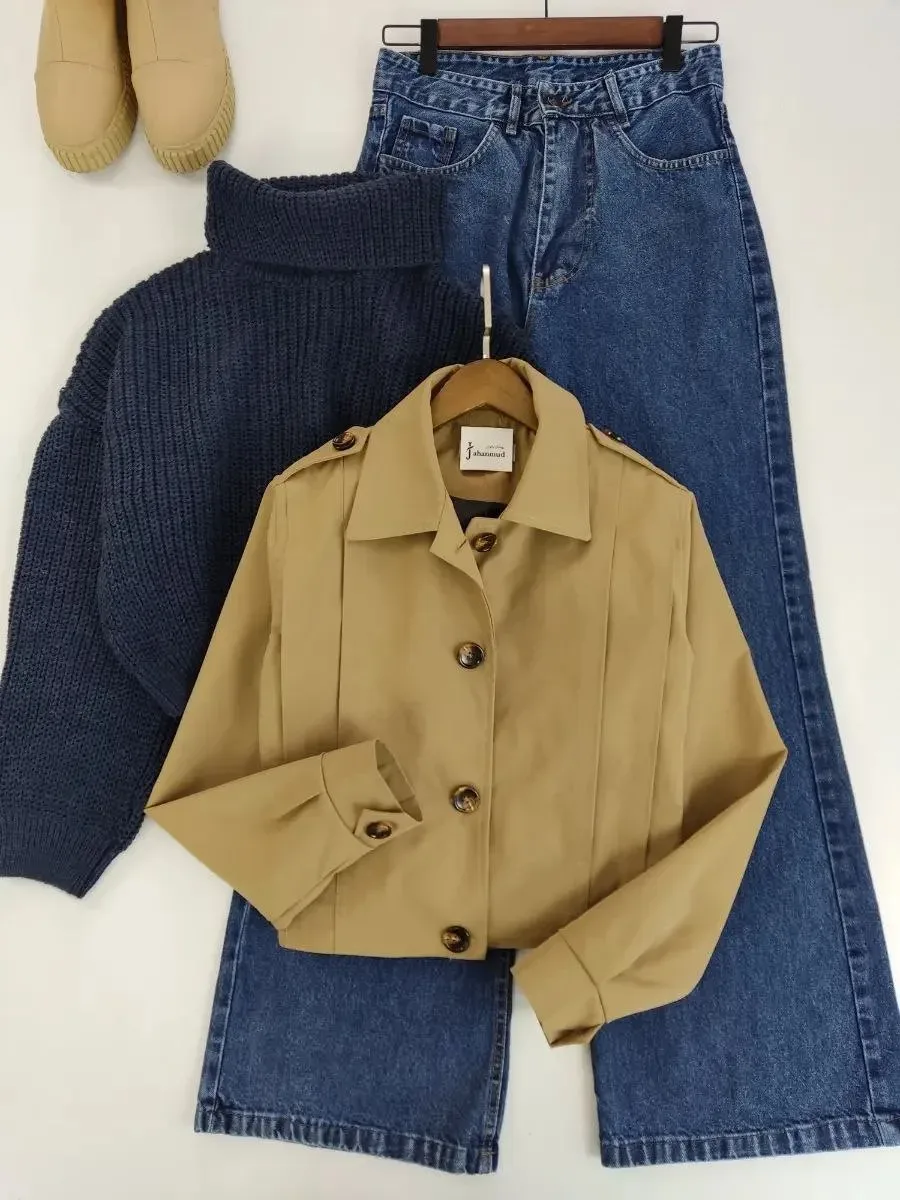 کت کوتاه دکمه دار